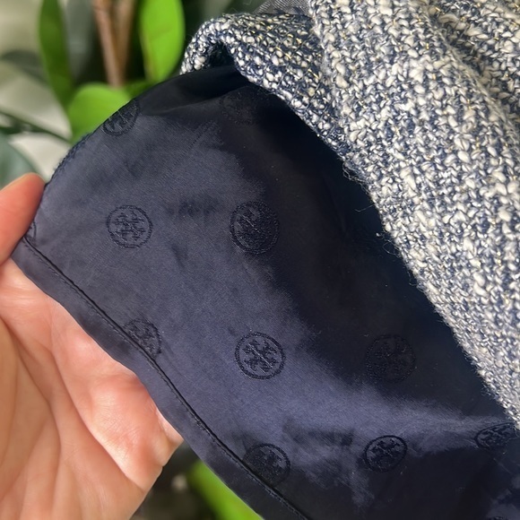 Tory‎ Burch Gray Tweed Pencil Skirt Size 2 - Picture 10 of 12